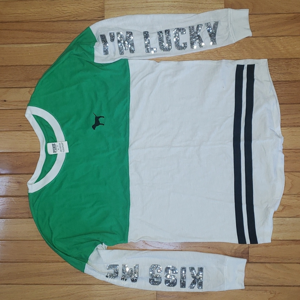 St Patrick's Day Long Sleeve PINK T-Shirt